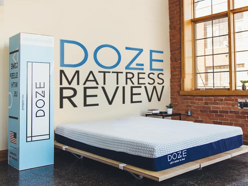 doze 10 plush memory foam mattress review