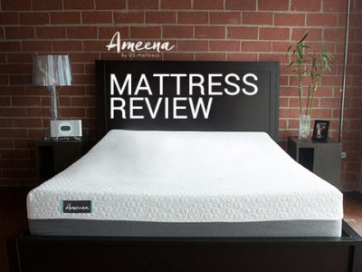The featured image of our Ameena Mattress Review