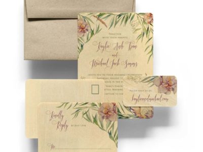 The 3 Most Beautiful Engraved Wooden Wedding Invites Online