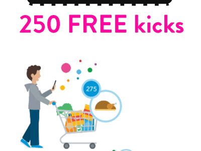 Shopkick Invite Codes: Get 250 kicks FREE with code SALE472311