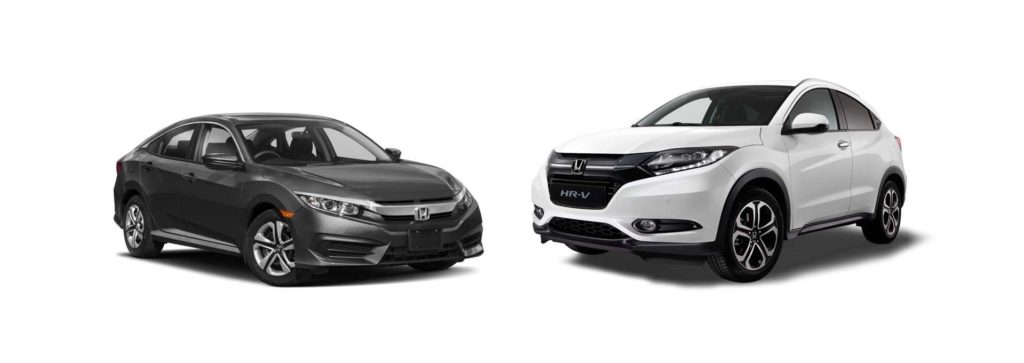 Honda Model Review: Civic versus HR-V