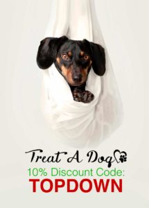 10% Treat A Dog Discount Code: TOPDOWN