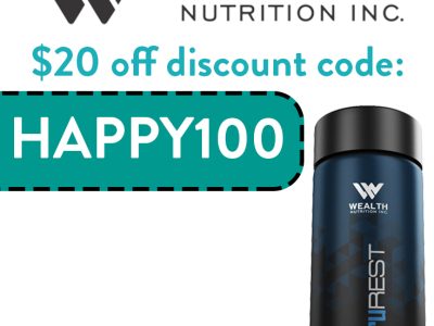 Wealth Nutrition Discount Code | $20 off with code HAPPY100