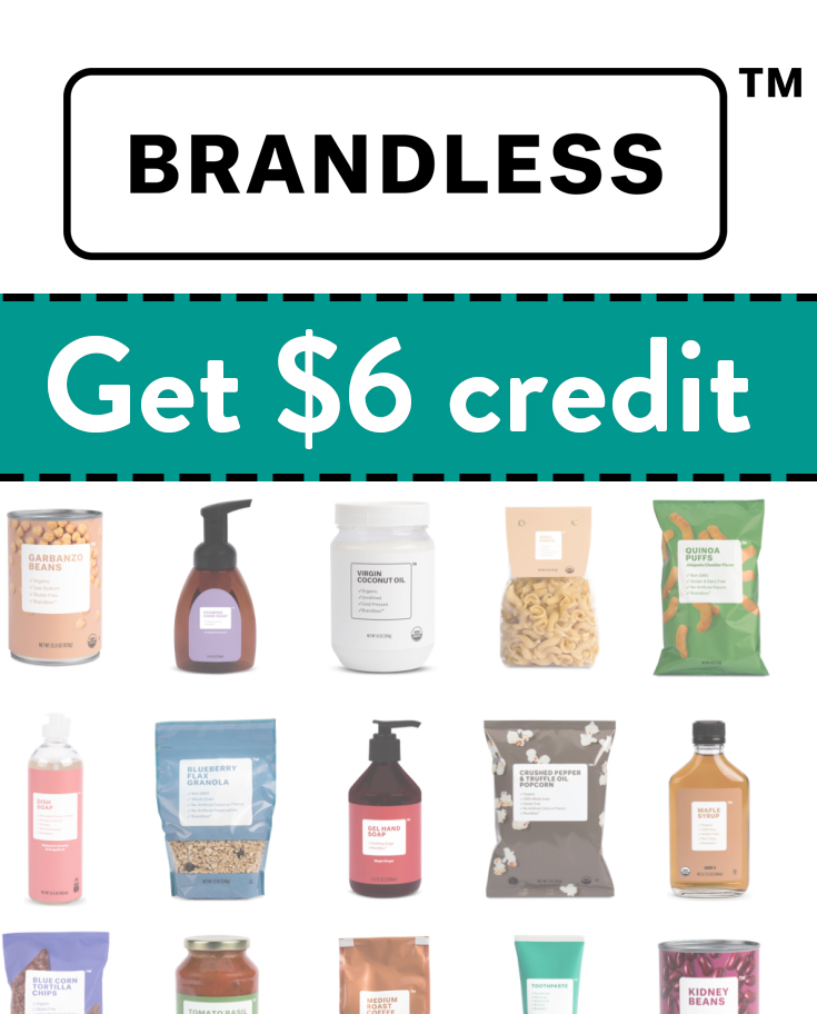 Brandless Promo Code | Get $6 free