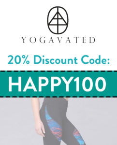 Yogavated Discount Code | 20% off with code: HAPPY100