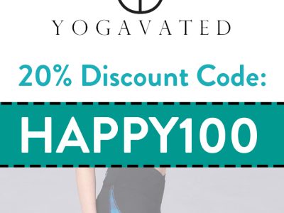 Yogavated Discount Code | 20% off with code: HAPPY100