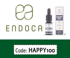 Endoca CBD Coupon Code | 10% off code: HAPPY100