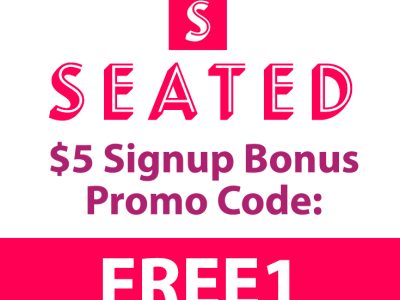 Seated Promo Code | Get $5 with code: FREE1