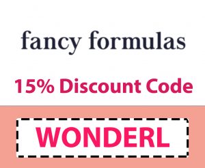 Fancy Formulas Discount Code | 15% off: WONDERL