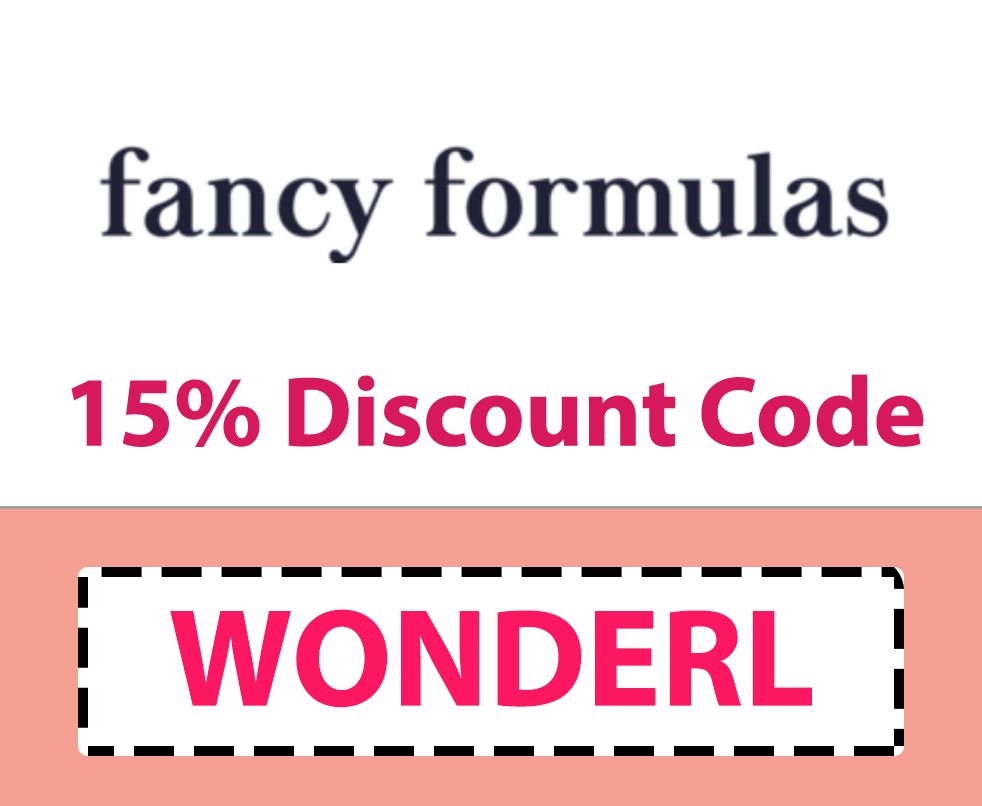 Fancy Formulas Discount Code | 15% off: WONDERL