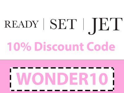 Ready Set Jet Discount Code | 10% off: WONDER10
