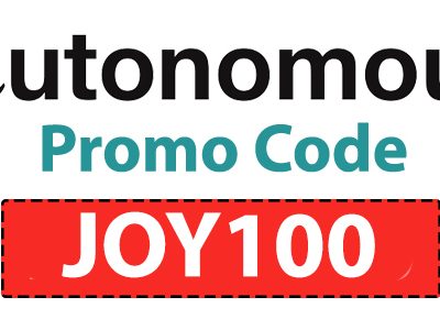 10% Autonomous Promo Code | Code: JOY100