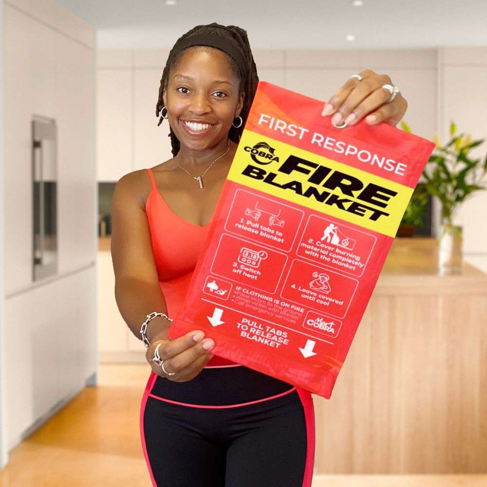 Cobra Fire Blanket first-response kitchen safety product, as featured on The Grommet marketplace, product photo