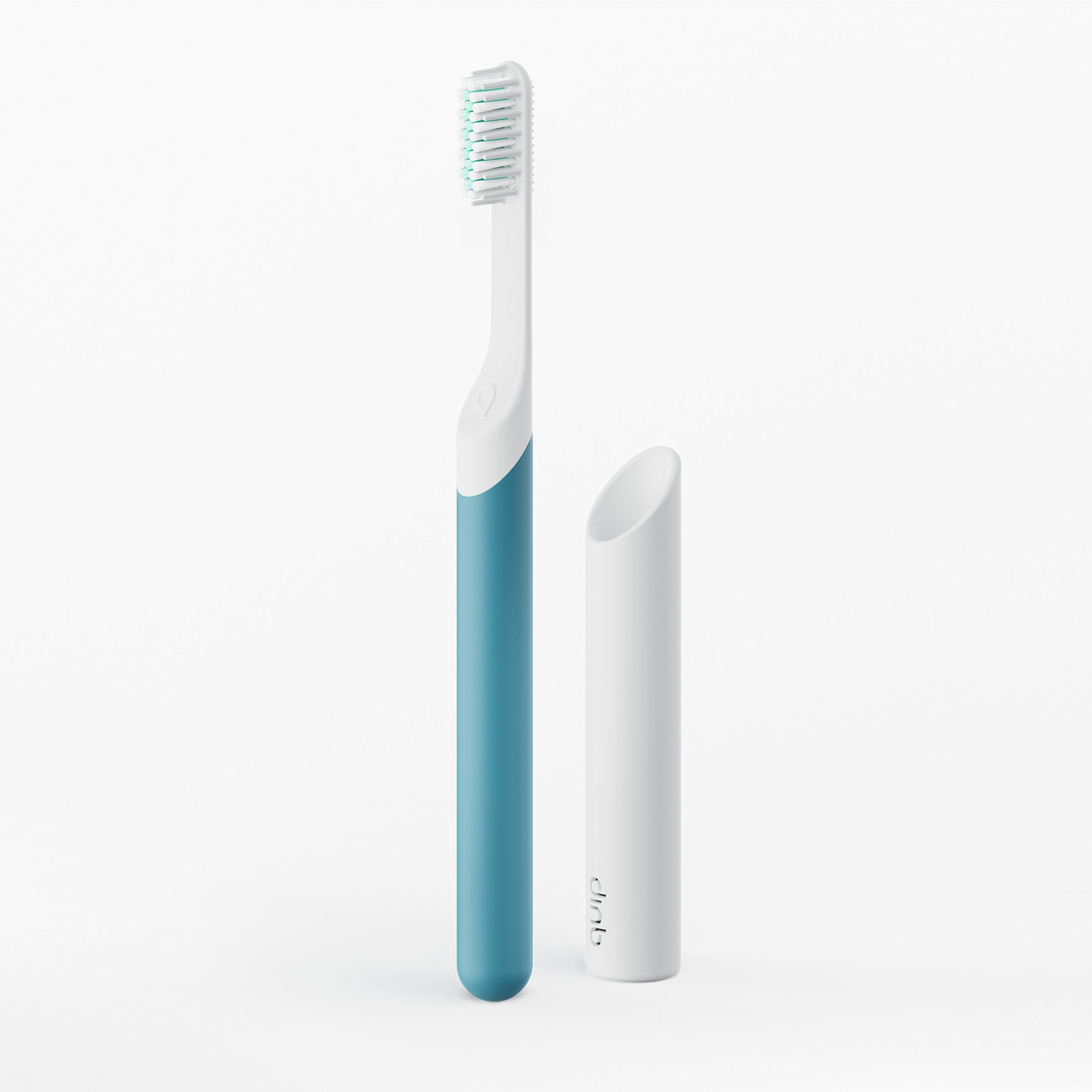 Quip Sonic Toothbrush with travel cover, current product photography