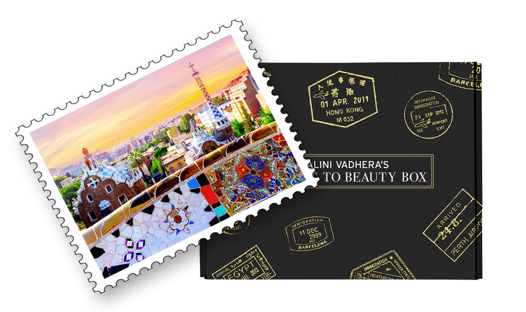 Passport to Beauty subscription box, Barcelona edition, product photo