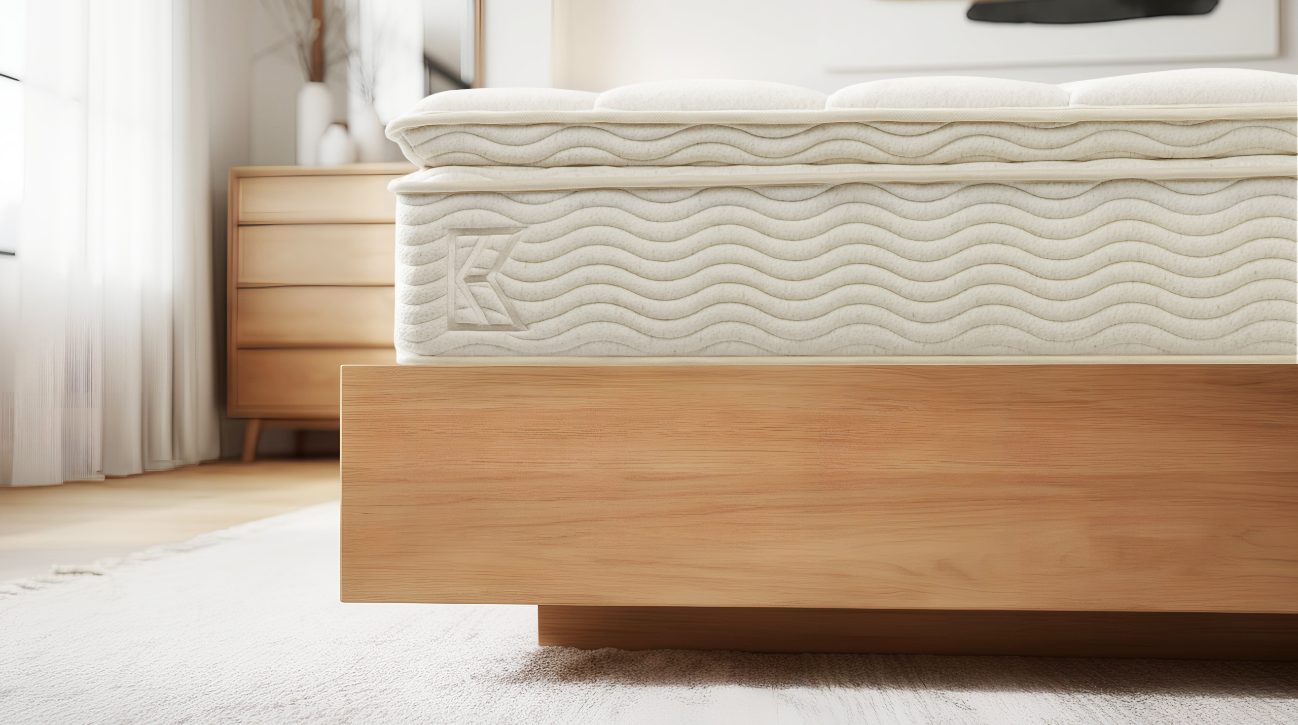 The Keetsa Pillow Plus mattress construction detail, current product photography