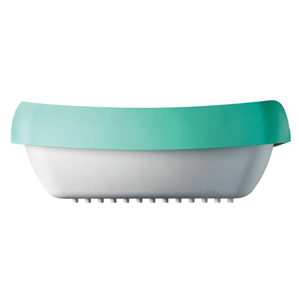 Current official Luuup litter box product photography showing the sifting tray system