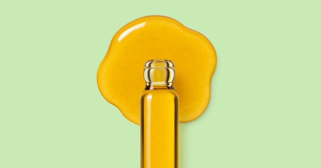 Diamond CBD oil bottle product photo