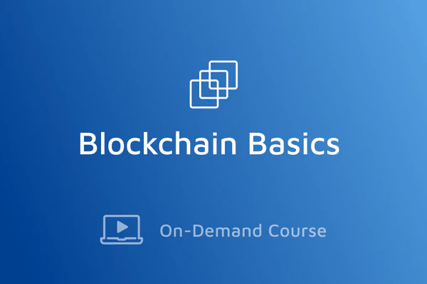 Blockchain Basics course product image, from the Blockchain Training Alliance website
