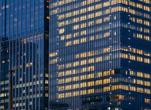 Financial district skyline photo used on Circle's website