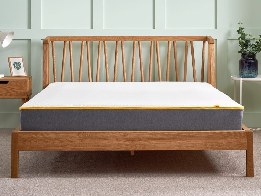 eve Sleep Original Hybrid mattress in a bedroom