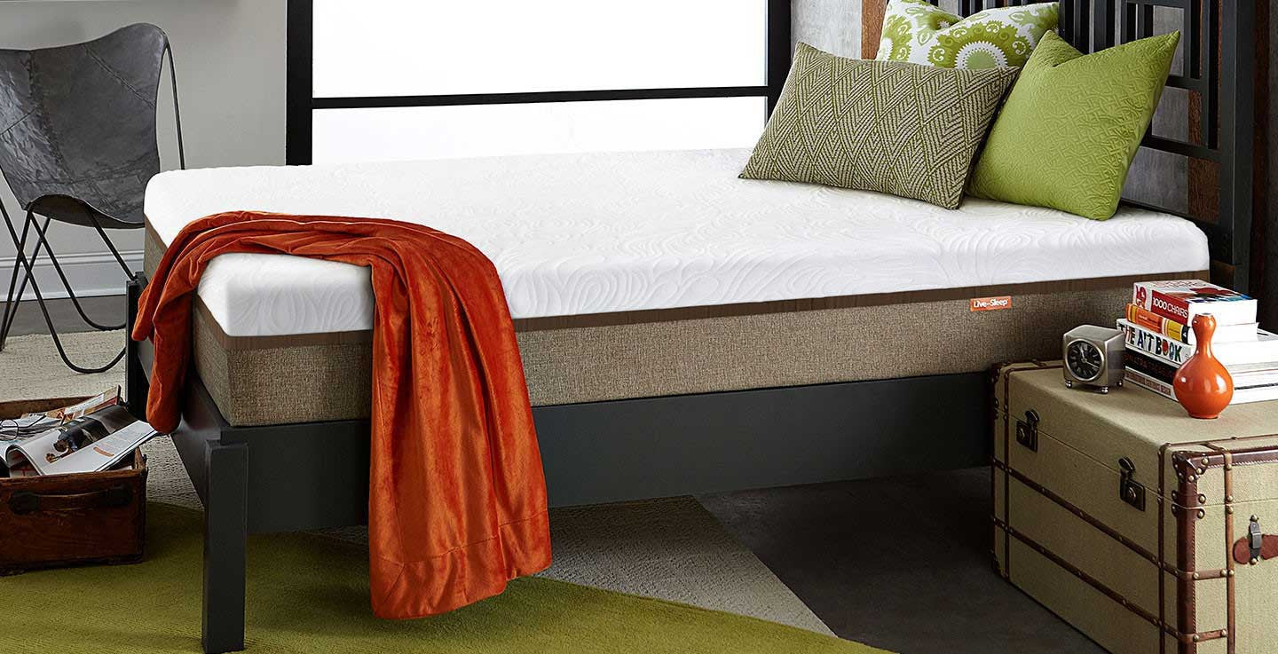 A Live and Sleep memory foam mattress, from Live and Sleep's current lineup