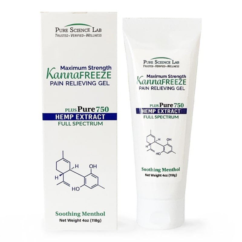Pure Hemp Shop KannaFreeze CBD muscle and joint pain cream