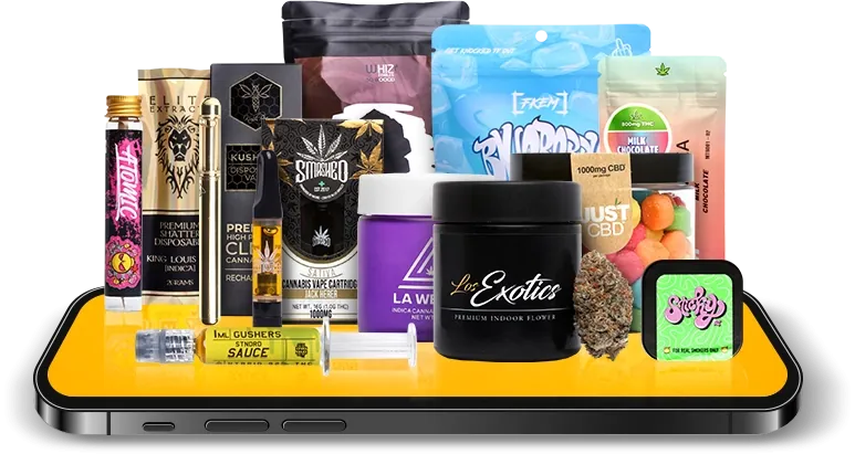 Kushfly cannabis product lineup photo
